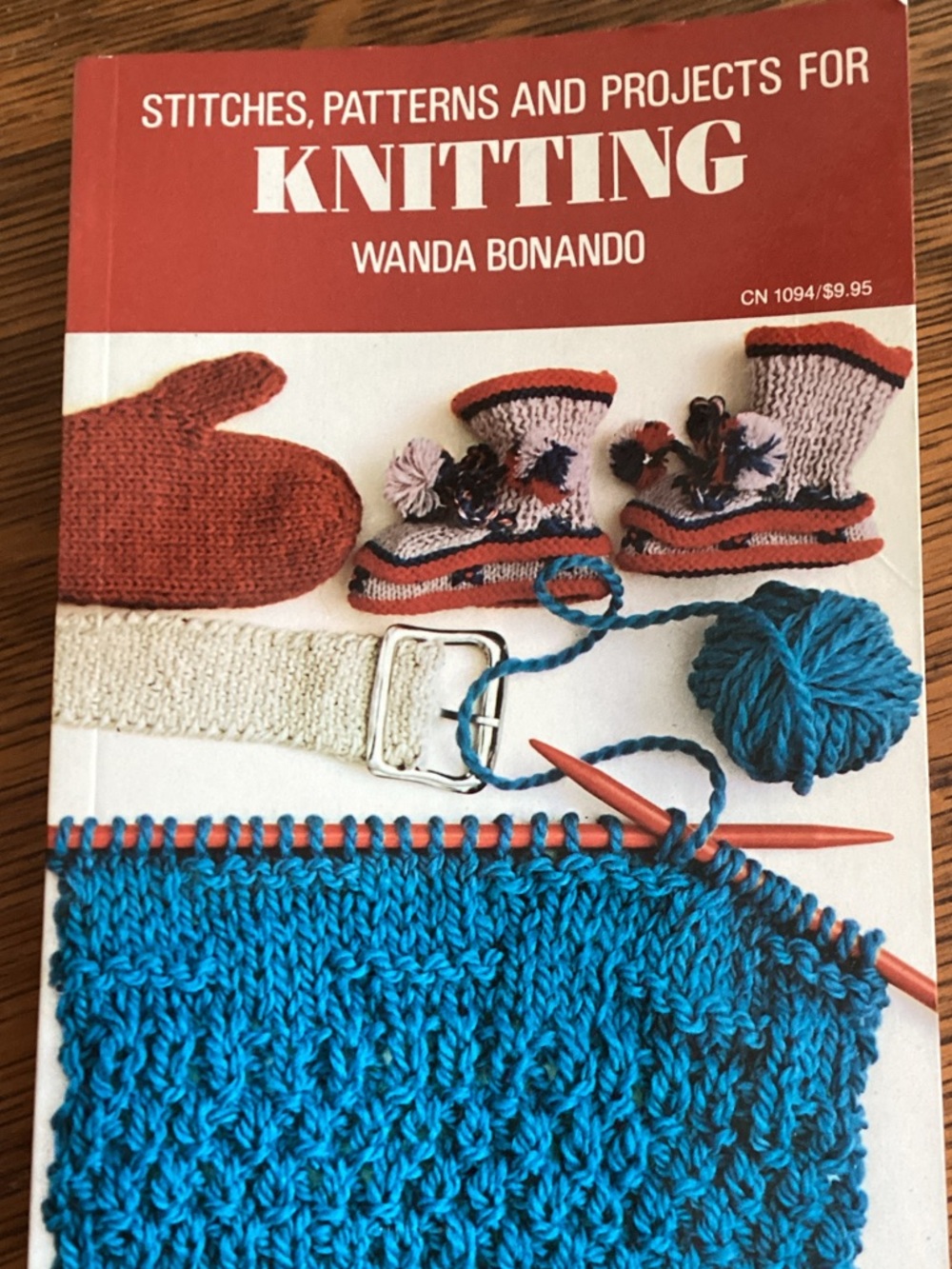 Stitches, Patterns and Projects for Knitting - Blue Cover